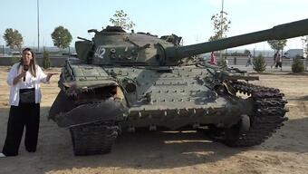 CNN TÜRK ekibi Azerbaycan'da: İşte Hankendi'den yeni getirilen tank