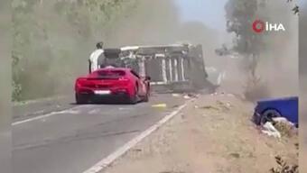 İtalya’da süper otomobil turu sırasında feci kaza