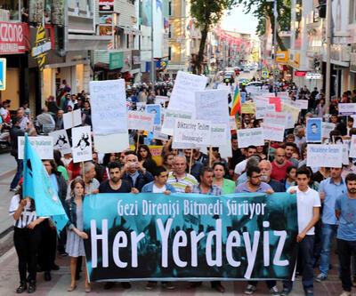 İstanbulda Gezi Parkı anması