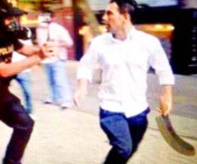 Gezi Parkındaki palalı saldırgan ayağından vuruldu