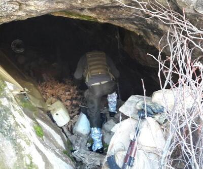 Tuncelide 6 sığınak, 2 mağara imha edildi