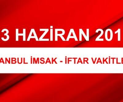 İstanbul iftar vakti – İstanbul imsak vakti ‘sahur’ saatleri | 13 Haziran 2018 Ramazan İmsakiyesi