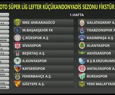 Süper Lig 2018-2019 sezonu fikstürü çekildi