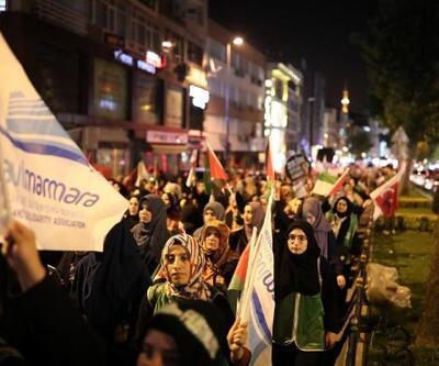 Mavi Marmara olayının 9. yıl dönümünde anma yürüyüşü