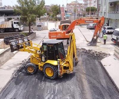 Tarsus Belediyesi yol yapım ve onarım çalışmalarını devam ettiriyor