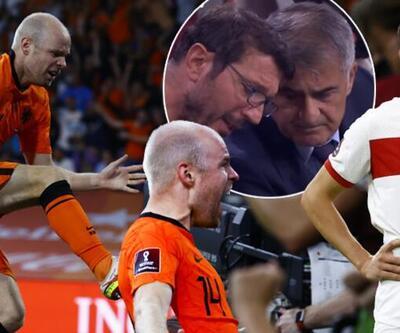 Son dakika... Hollanda-Türkiye maçında Şenol Güneşin dikkat çeken görüntüsü