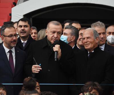 Alsancak Stadının açılışını Cumhurbaşkanı Erdoğan yaptı