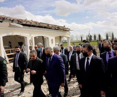 Irak Başbakanı El-Kazımi, Erbil’deki saldırı bölgesini ziyaret etti