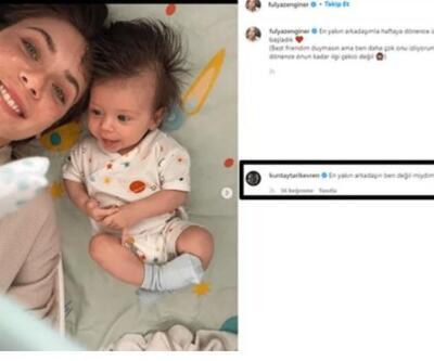 Fulya Zenginer minik oğlunu paylaştı