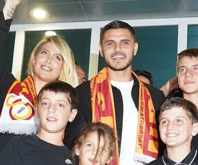 Mauro Icardi ailesiyle İstanbula geldi İşte görüntüler