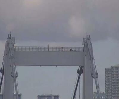 15 Temmuz Şehitler Köprüsü üstünde intihar girişimi