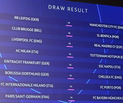 SON DAKİKA... Şampiyonlar Ligi son 16 turu eşleşmeleri belli oldu Liverpool Real Madrid ve PSG Bayern