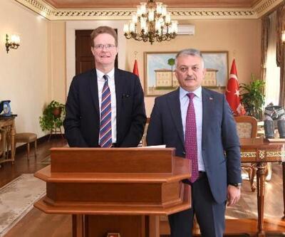 AB Türkiye Delegasyonu Başkanı Büyükelçi Landrut, Vali Yazıcıyı ziyaret etti