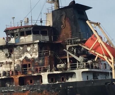 Sinop’taki gemi yangınında ağır yaralanan Mısırlı kurtarılamadı