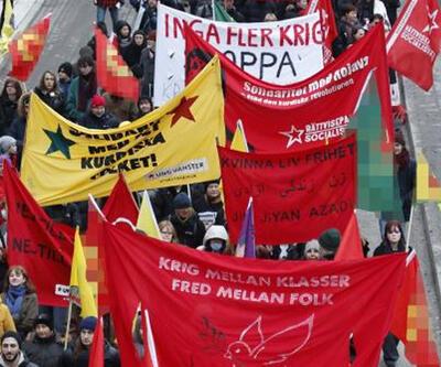 İsveçte PKK destekçilerinden yeni provokasyon