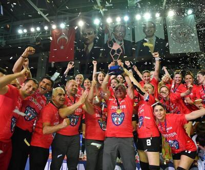 Konyaaltı Belediyespor Kadın Hentbol Takımı Avrupa Kupasını kazandı