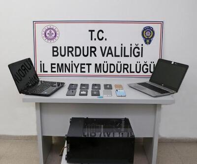 Burdurda siber suçlarla mücadele operasyonuna 4 tutuklama