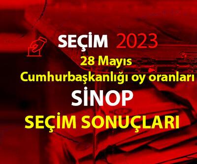 Sinop 2. tur seçim sonuçları 28 Mayıs 2023 Sinop Cumhurbaşkanlığı 2. tur oy oranları