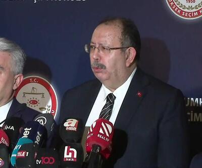 Son dakika... Oy verme işlemi sona erdi YSK Başkanı Yenerden güncel oy oranlarını açıkladı