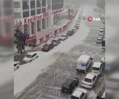Ankarayı bir kez daha sel ve dolu vurdu