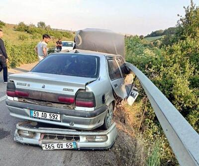 Malkara’da iki otomobil çarpıştı: 4 yaralı