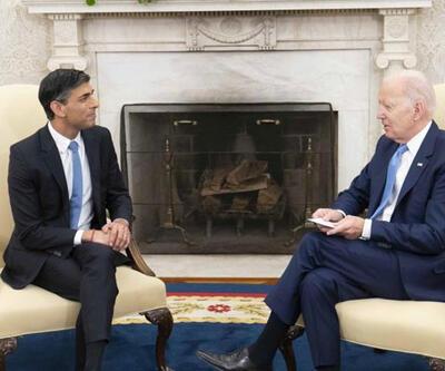 ABD Başkanı Biden, İngiltere Başbakanı Sunak ile bir araya geldi