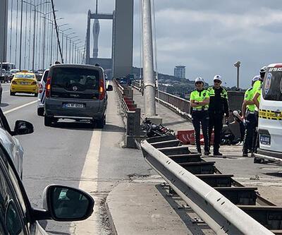 15 Temmuz Şehitler Köprüsü’nde motosiklet kazası: 1 ölü