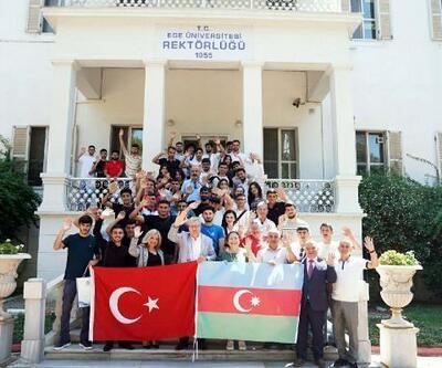 Rektör Prof. Dr. Budak EÜde eğitim görecek Azerbaycanlı öğrencileri ağırladı
