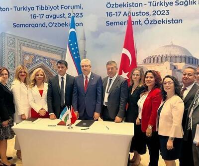 Rektör Prof. Dr. Budak Türkiye- Özbekistan Sağlık İş Forumu ve Fuarına katıldı