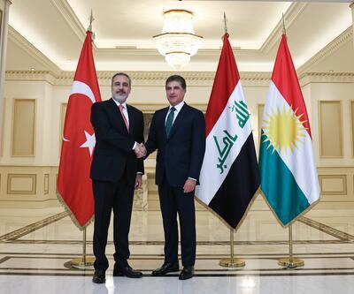 Bakan Fidan, IKBY Başkanı Barzani ile görüştü