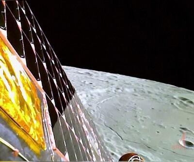 Hindistanın Ay misyonundan ilk görüntü