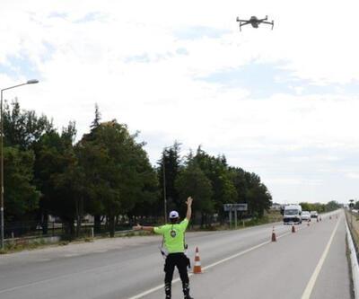 Drone destekli denetim: 78 araç trafikten men edildi