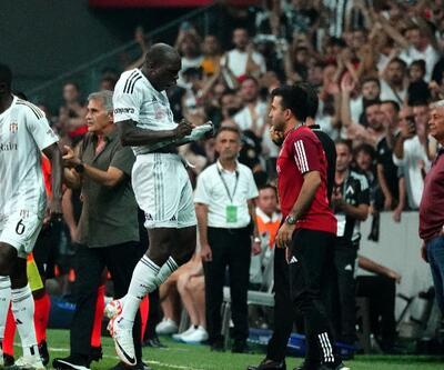 Gol sevinci sırasında Aboubakardan Lucescuya tepki