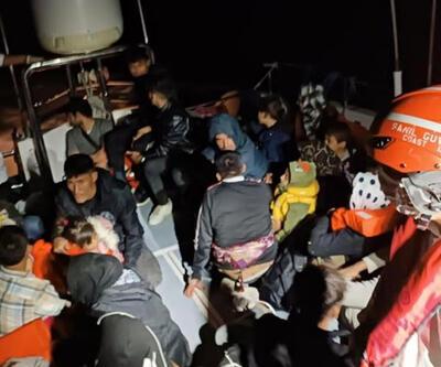 İHAlar tespit etti: Aydın açıklarında 52 düzensiz göçmen yakalandı