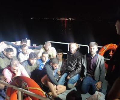 Fethiye açıklarında 25 kaçak göçmen yakalandı