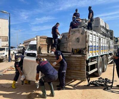 Balıkesir Büyükşehir Belediyesi itfaiyecileri Libyada