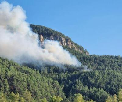 Karabük’te orman yangını: Havadan ve karadan müdahale sürüyor