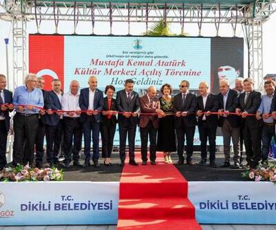 Dikilide kültür merkezi açılış töreni düzenlendi
