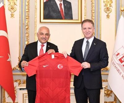 TFF Başkanı Mehmet Büyükekşi, İstanbul Valisi Davut Gülü ziyaret etti
