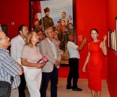 Ressam Samsonovun 100 Yıllık Cumhuriyet sergisi AKSde açıldı