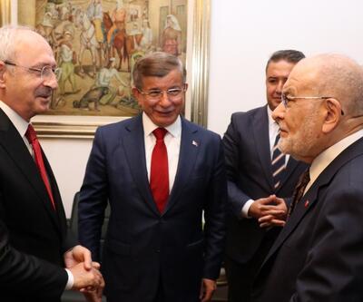 Kılıçdaroğlu, Karamollaoğlu ve Davutoğlu ile görüştü