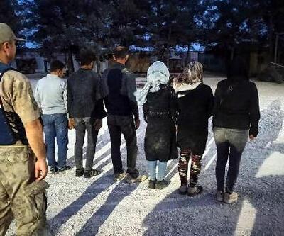 Kilis’te, 6 göçmen yakalandı