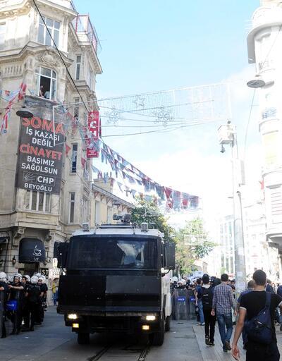 Gezi eylemine Taksimde müdahale