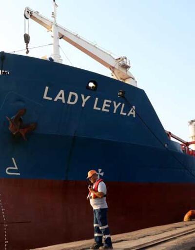 Gazzeye yardım götürecek Lady Leyla Mersin Limanında