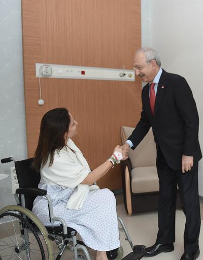 Kılıçdaroğlundan Meclisteki kavgada yaralanan Şafak Paveye ziyaret