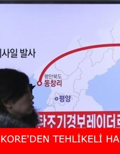 Tehlikeli hamleler: Kuzey Koreden dört balistik füze