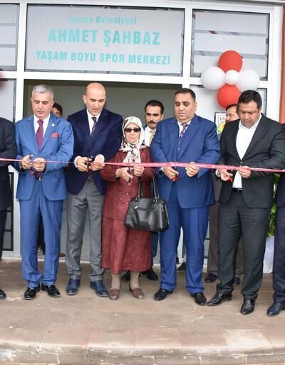Tarsusta Ahmet Şahbaz Yaşam Boyu Spor Merkezi açıldı