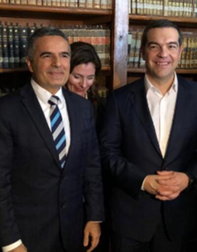 Hakan Çelik tarihi ziyaret için Ruhban Okuluna gelen Yunanistan Başbakanı Çiprasla görüştü