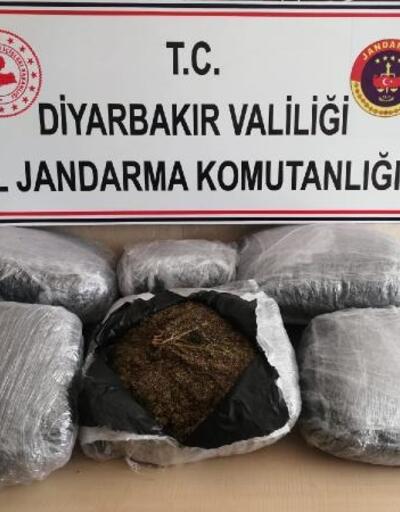 Diyarbakırda 47 kilo esrar ele geçirildi