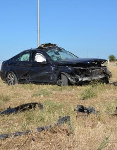 Çanakkalede iki otomobil çarpıştı: 8 yaralı